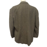 Cambridge Classics Mens 31L 54W 100% Wool Long Sleeve Button Up Suit Jacket Only
