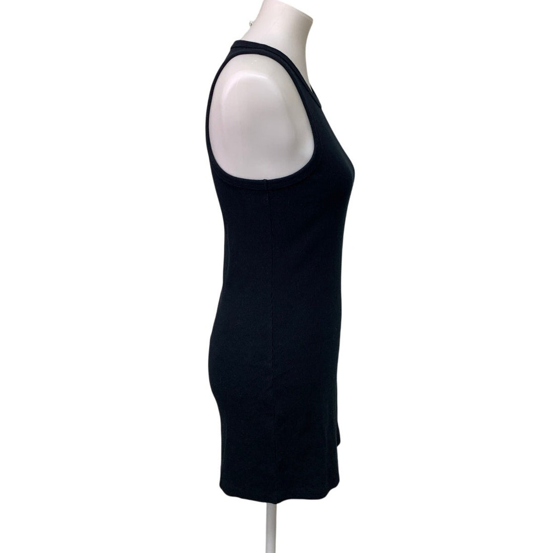 New Aerie Womens Medium Black Thin Strap Stretchy Sleeveless Sheath Dress
