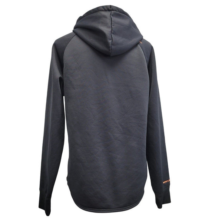 Under Armour Womens Large Pink Logo Athletic Sweatshirt Hoodie w Pockets