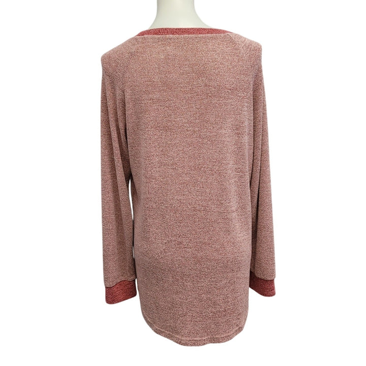 Hand Printed Upcycled Womens Small All You Need Is Love &amp; Coffee Sweater
