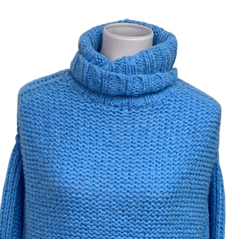 New Aerie Womens Small Long Sleeve PolyNylon Wool Cowl Neck Knit Sweater