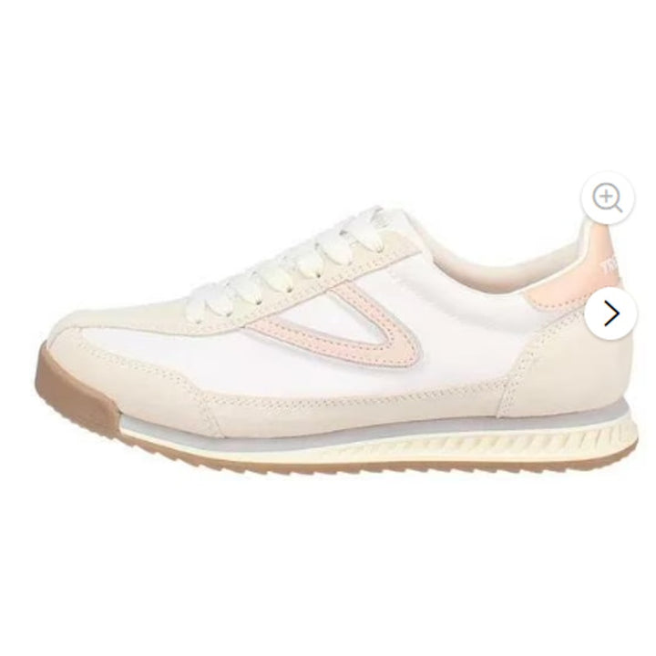 New In Box Tretorn Womens Size 8 Pink Hailey Leather Lace Up Athletic Shoes