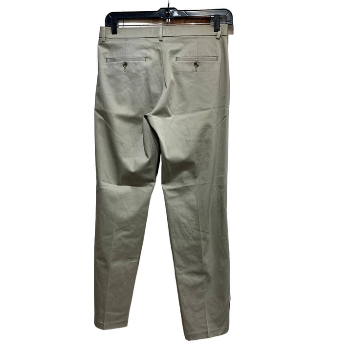 Haggar Mens 32 Straight Fit Premium No Iron PolyCotton Flat Front Khaki Pants