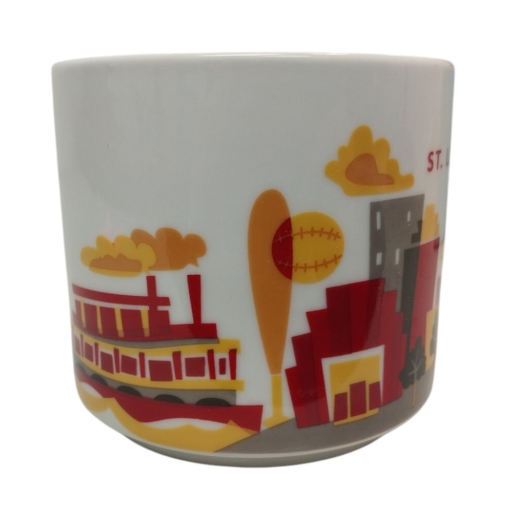 2017 New Starbucks Been There Series St Louis 14oz Ceramic Coffee Mug Cup
