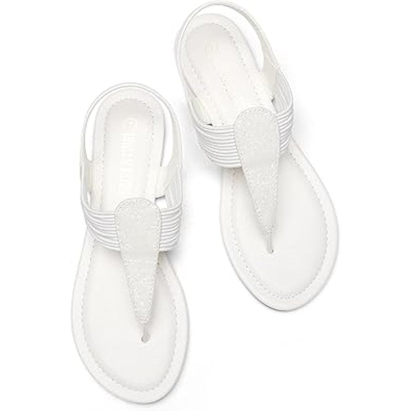 New Dream Pairs Womens Size 10 Elastic Strappy String Thong Ankle Strap Sandals