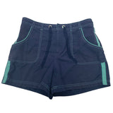 SJB Active Mens Medium Navy PolyCotton Drawstring Waist Athletic Short Shorts