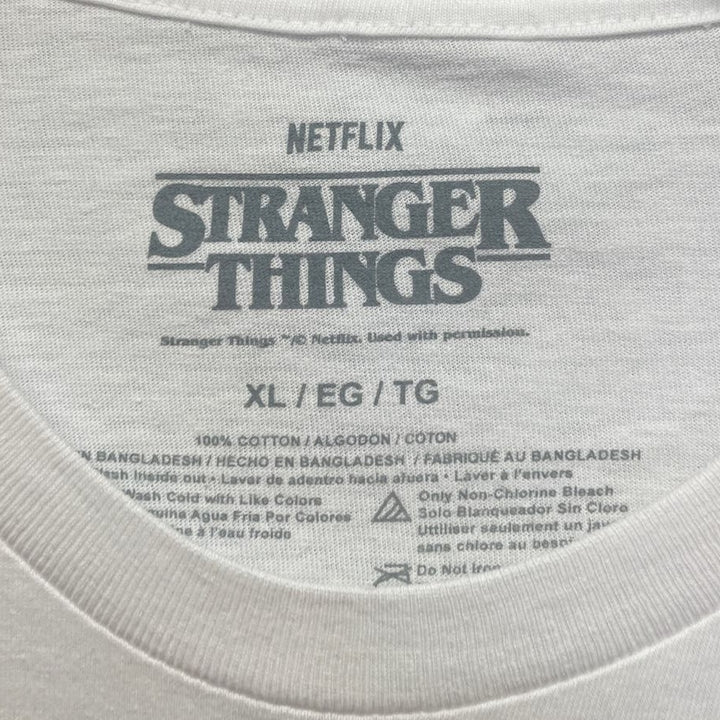 New Stranger Things Mens XL Hellfire Club 100% Cotton Short Sleeve Crew Neck Tee