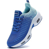 WNA Womens Size 9.5 Blue Mesh Air Cushioned Lace Up Lightweight Athletic Shoes