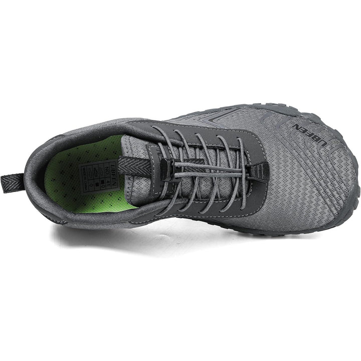 Ubfen Mens Size 13 Gray Elastic Lace Up Non Slip Quick Dry Barefoot Water Shoes