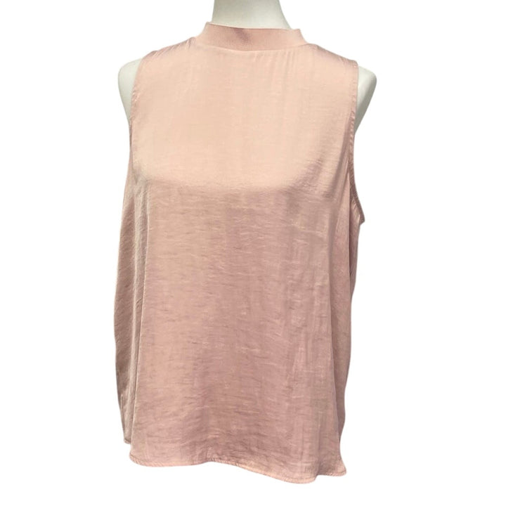 A New Day Womens Large Lightweight Polyester Sleeveless Back Zip Shell Tank Top