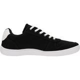 Whitin Womens Size 8.5 Black Canvas Lace Up Wide Toe Box Zero Drop Sneaker Shoes
