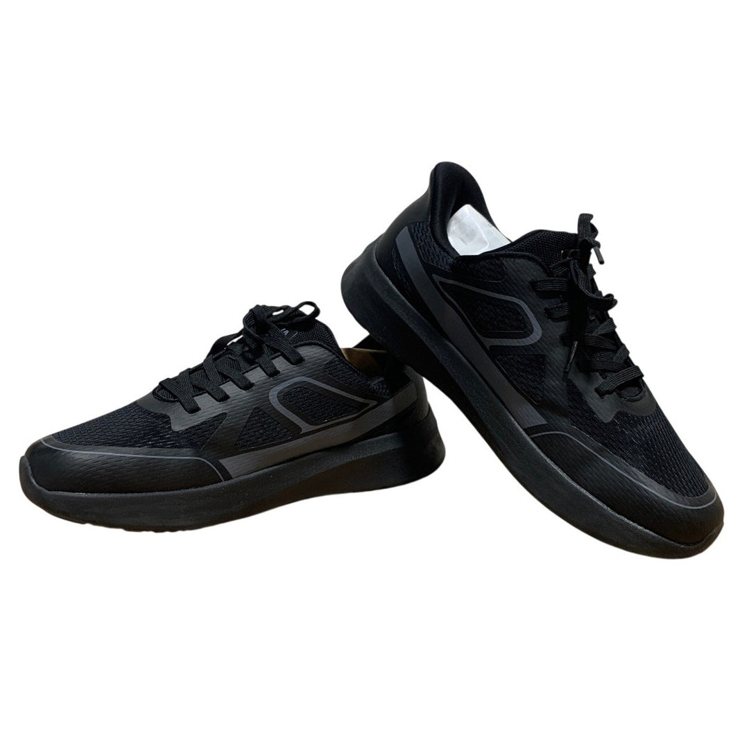WNA Step Up Mens Size 10.5W 10.5 Wide Black Sneakers Lace Up Tennis Shoes
