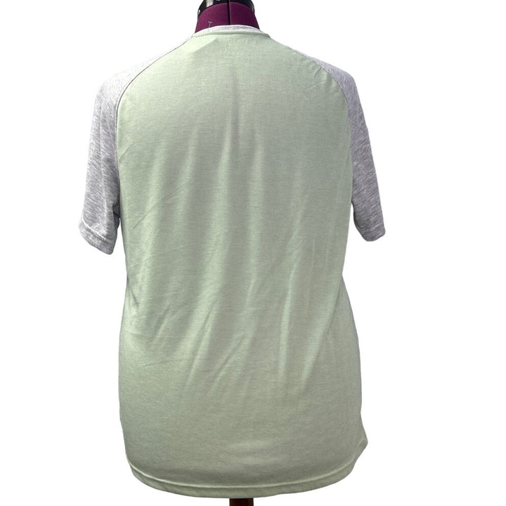 Hand Printed Mens Large Upcycled June Pride Month Rainbow Equality Crew Neck Tee