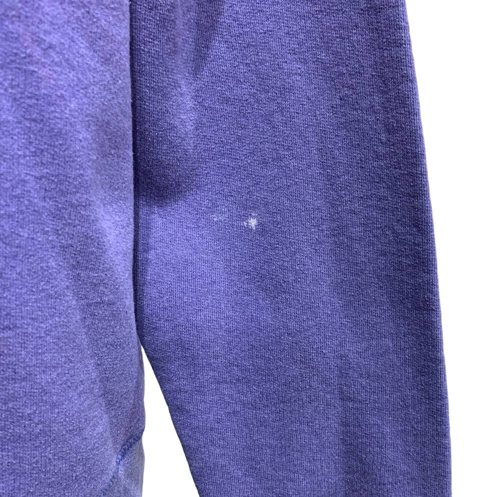 Hand Printed Upcycled Medium St Bernard Puppy Dog Sweatshirt Full Zip Hoodie