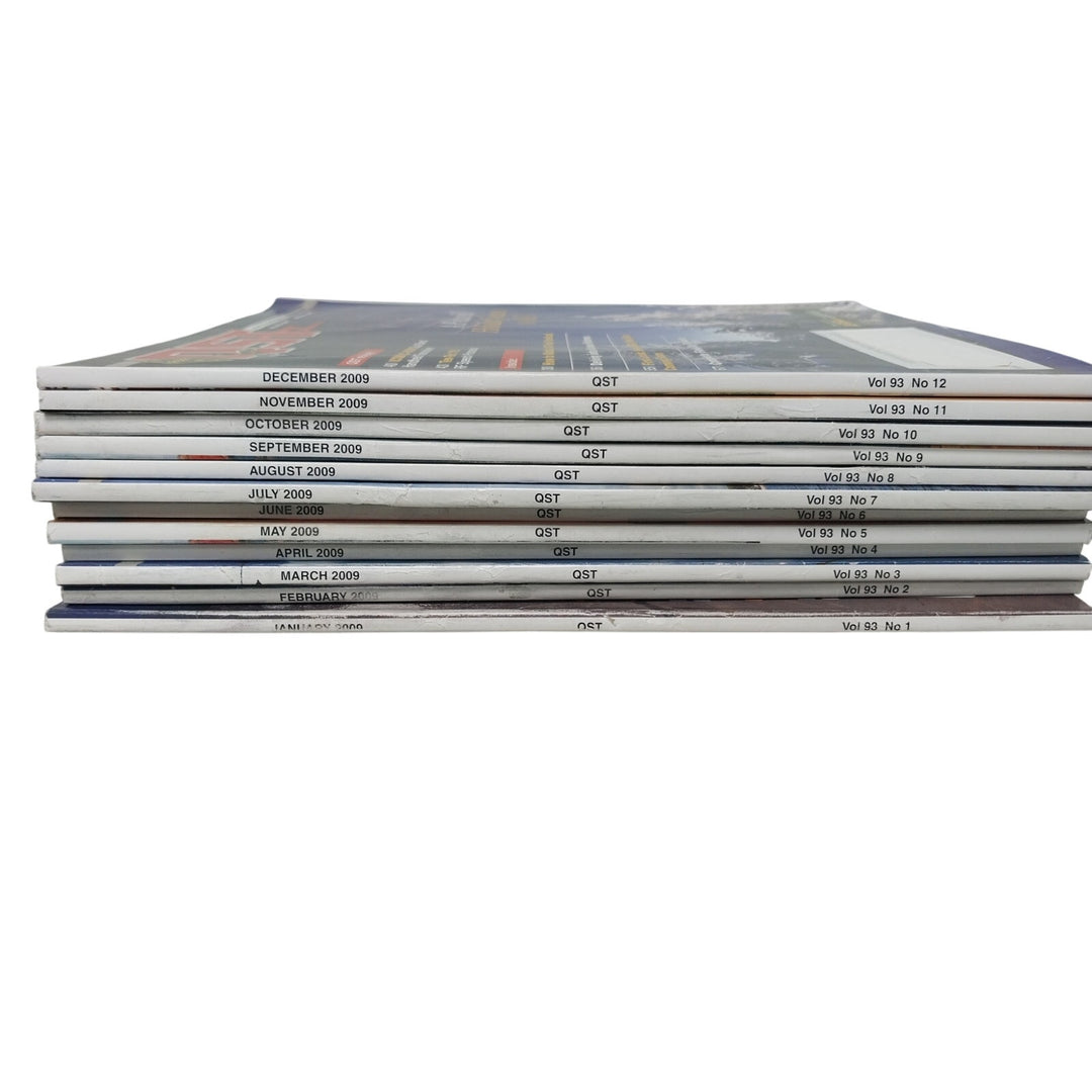 2009 QST National Assn Amateur Radio Magazine FULL Year 12 Issues Lot