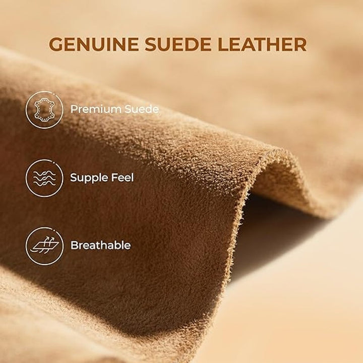Dream Pairs Mens Size 12 Tan Suede Indoor Outdoor Slide On Comfy Mule Slippers