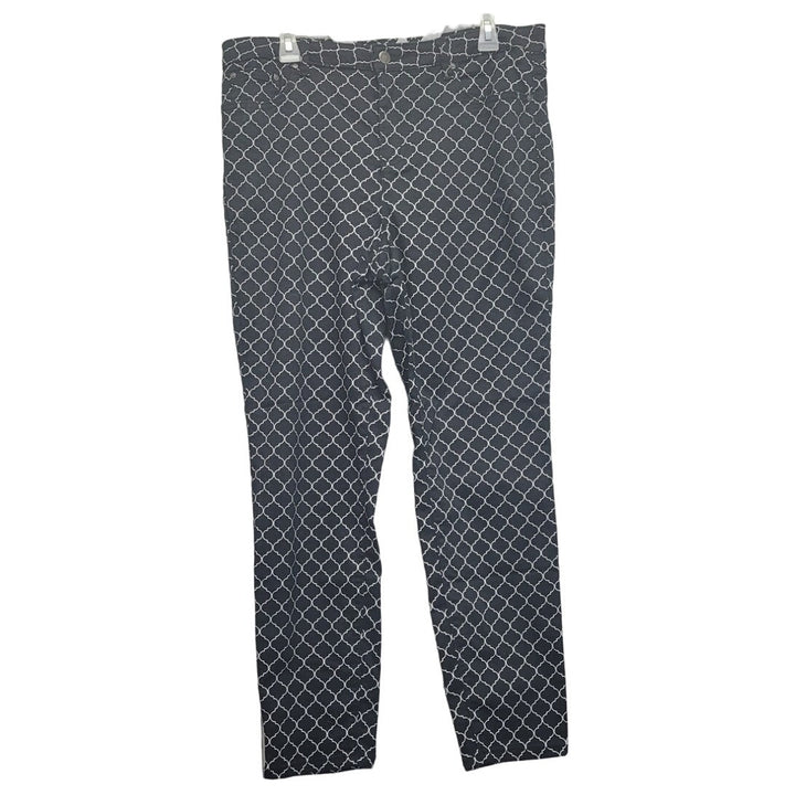 Needle &amp; Cloth Womens 16 Skinny Ankle Trellis Patterned Jeans w Pockets