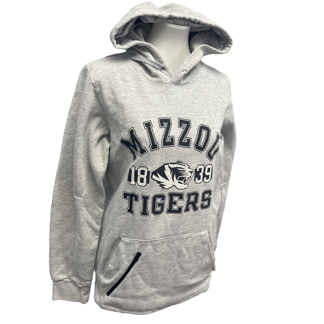 Russell Mizzou Tigers Mens Small Long Sleeve Front Zip Pocket Sweatshirt Hoodie