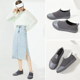 XRH Womens Size 7.5 Navy Blue Fabric Mesh Slip On Breathable Sneaker Shoes