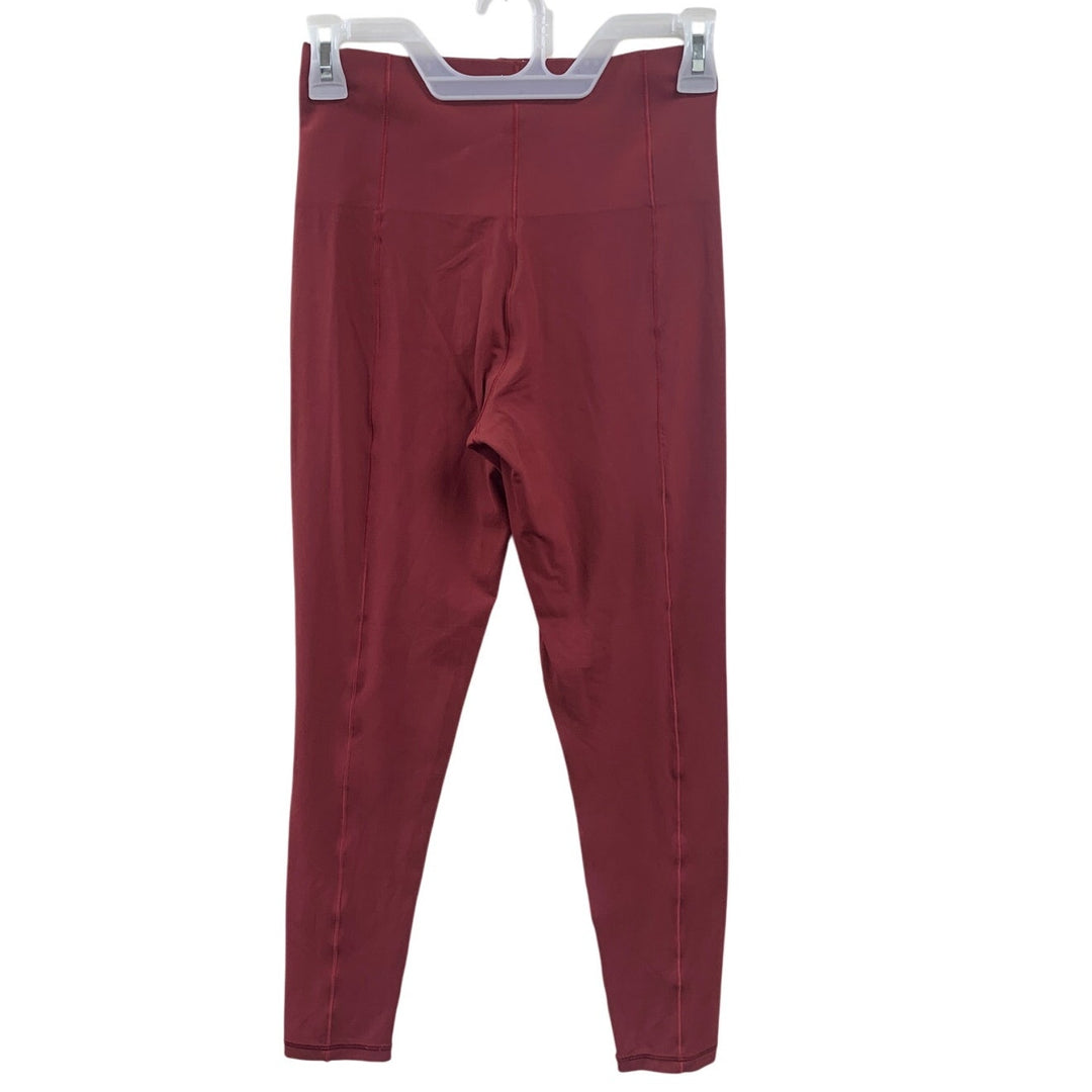 New American Eagle Womens Medium Red Hold Up Princess No Waistband Leggings