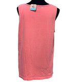 Hand Printed Upcycled Medium Saving the Planet is My Superpower Cotton Tank Top