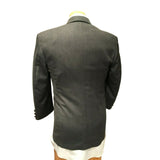 Chaps Ralph Lauren 42L GRAY Pointy Lapel Mens Tuxedo Jacket Wedding Prom Costume