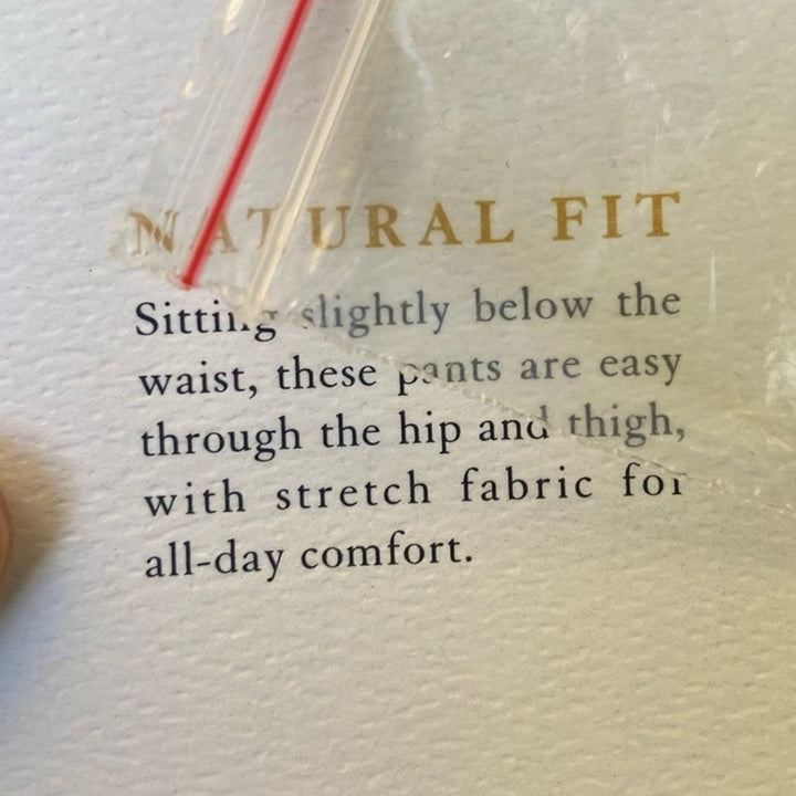 NWT New Croft &amp; Barrow Womens Size 16 White Cotton Blend Natural Fit Capri Pants