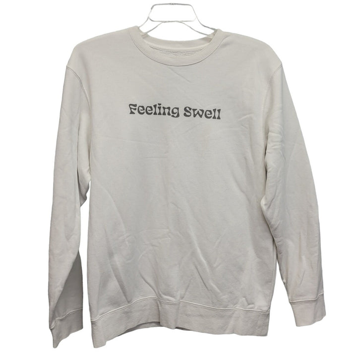 Feeling Swell Mens Large PolyCotton Long Sleeve Crew Neck Pullover Sweatshirt