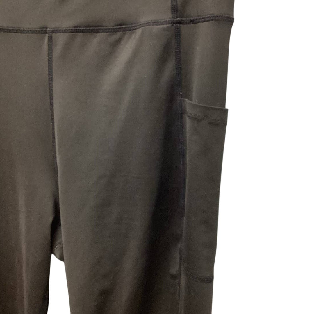 2 Womens XXL Athletic Stretchy Leggings Polyester Spandex Blend Pants w Pockets