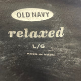 Hand Printed Upcycled Womens Large Saving the Planet is My Superpower V-Neck Tee