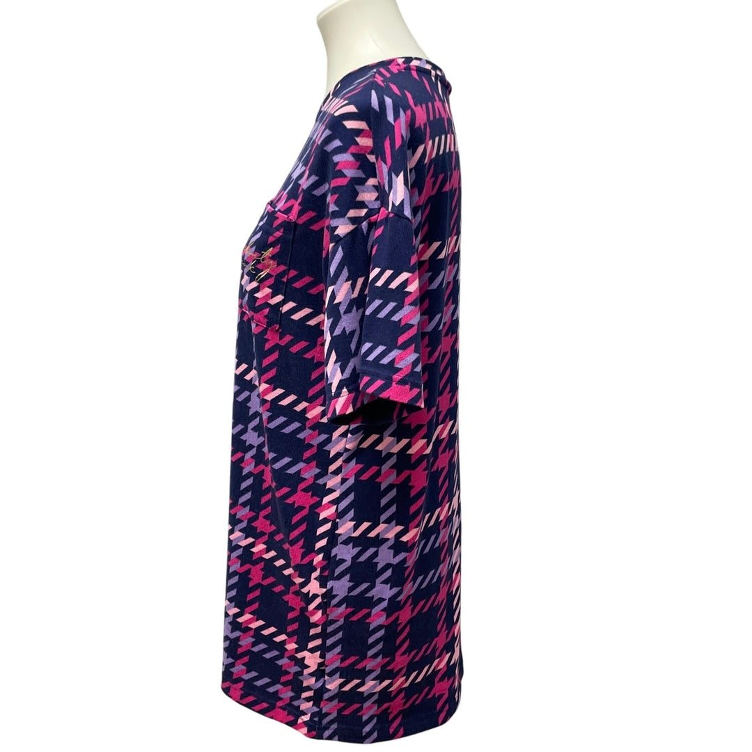 Celebrity Pink Womens M/L Super Soft Long Short Sleeve Sleepshirt Nightgown Top