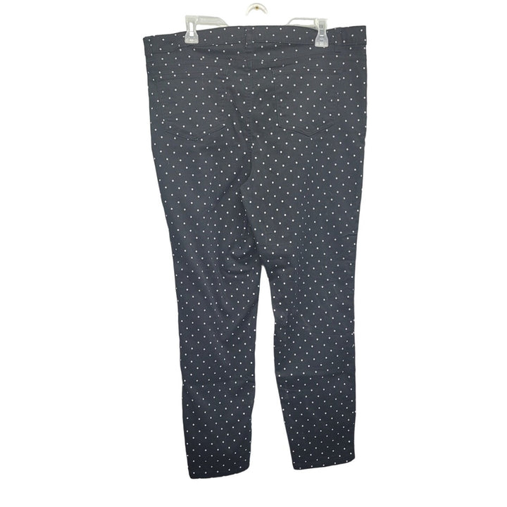 Needle &amp; Cloth Womens 16 Skinny Ankle Polka a Dot Jeans w Pockets