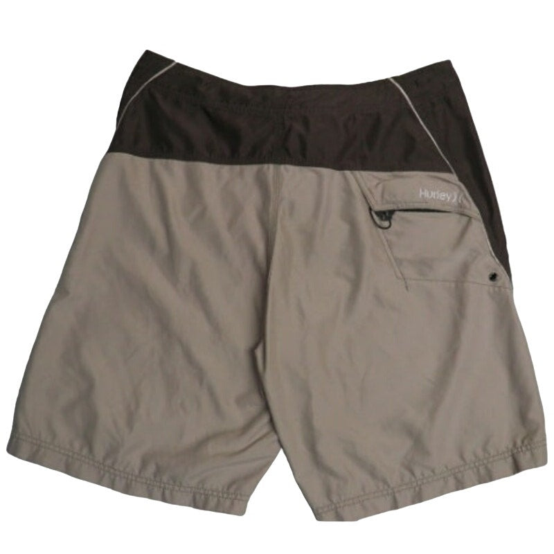 Hurley Mens Size 36 Large Drawstring Swim Trunks Webbed Pocket Board Shorts