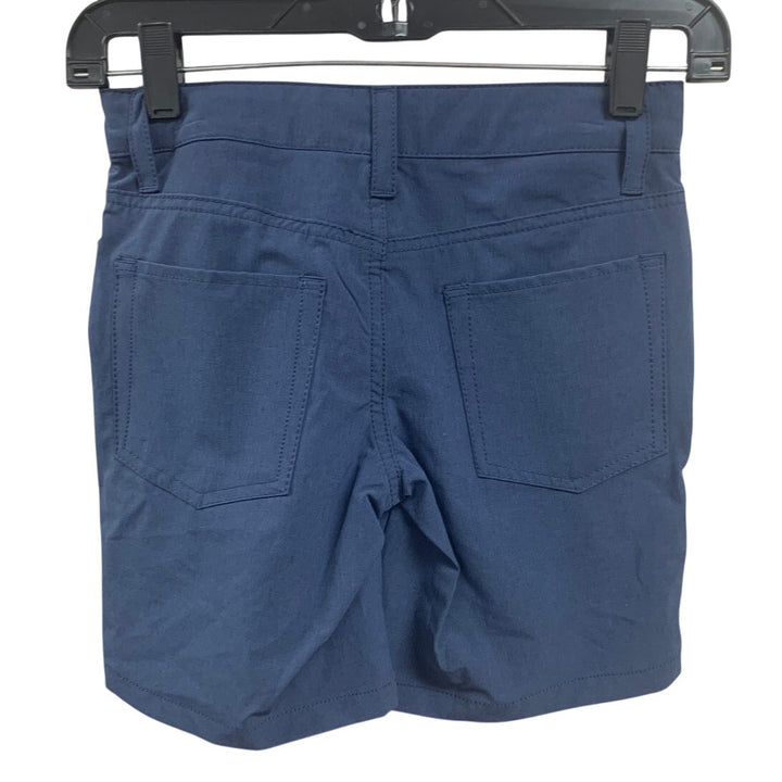 2 New Cat &amp; Jack Boys Size 7 Tan Blue Adjustable Waist PolySpandex Shorts