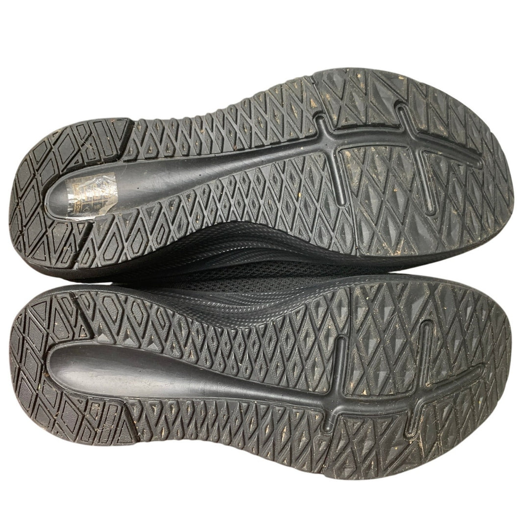 Shulook Womens Size 8 Black Mesh Slip On Breathable Comfort Walking Shoes