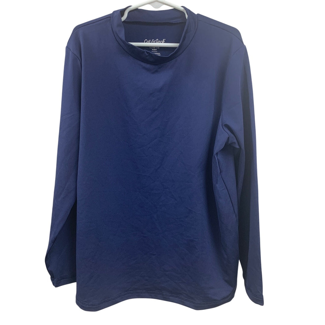 New Cat &amp; Jack Kids Large (10/12) Husky Long Sleeve UPF 50+ Swim Shirt