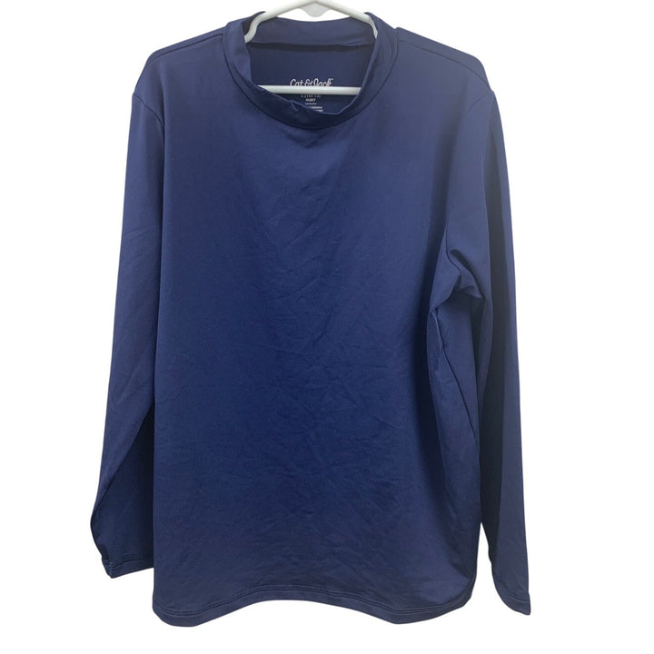 New Cat &amp; Jack Kids Large (10/12) Husky Long Sleeve UPF 50+ Swim Shirt