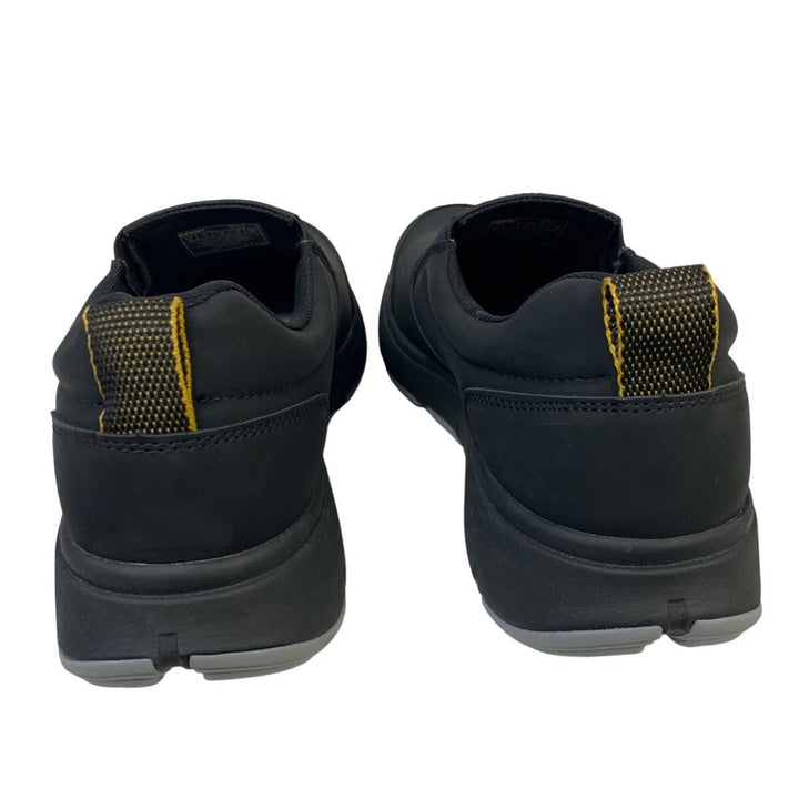 Gerry Mens Size 12 Black Faux Leather Slide On Moc II Comfort Sneakers Shoes