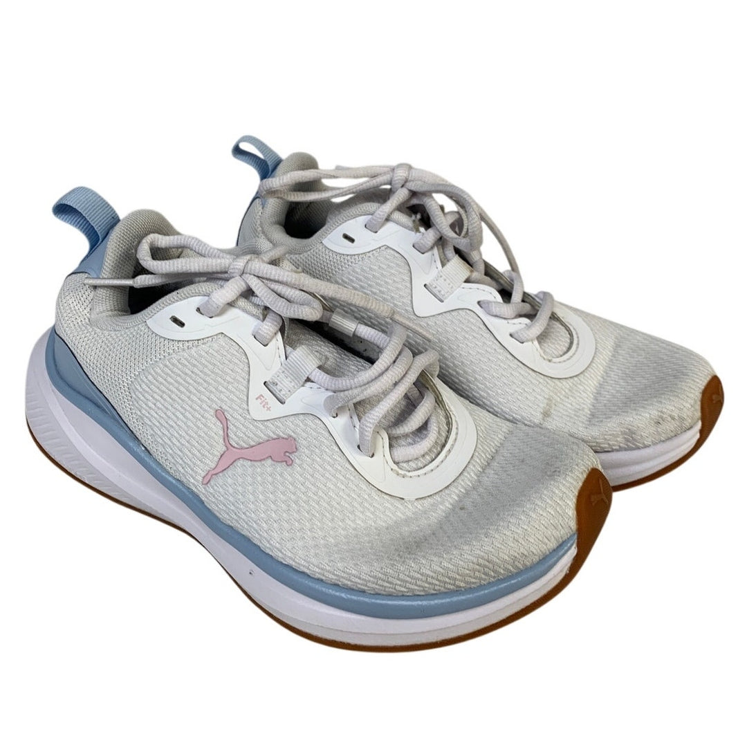 Puma Womens Size 7 White Blue Lace Up Skyrocket Sneaker Athletic Tennis Shoes