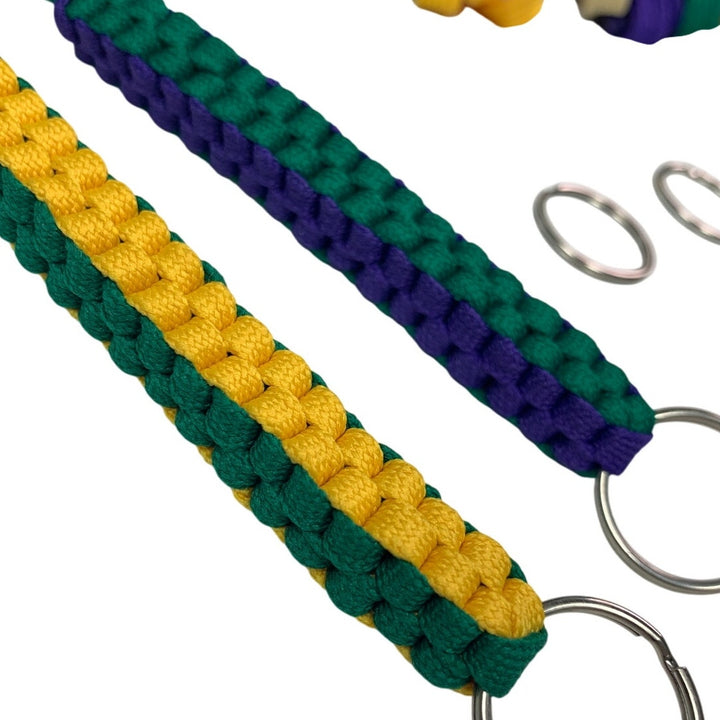 New Make Your Own DIY 6 Boondoggle Shoe Lace Keychains Craft Making Kit Supplies