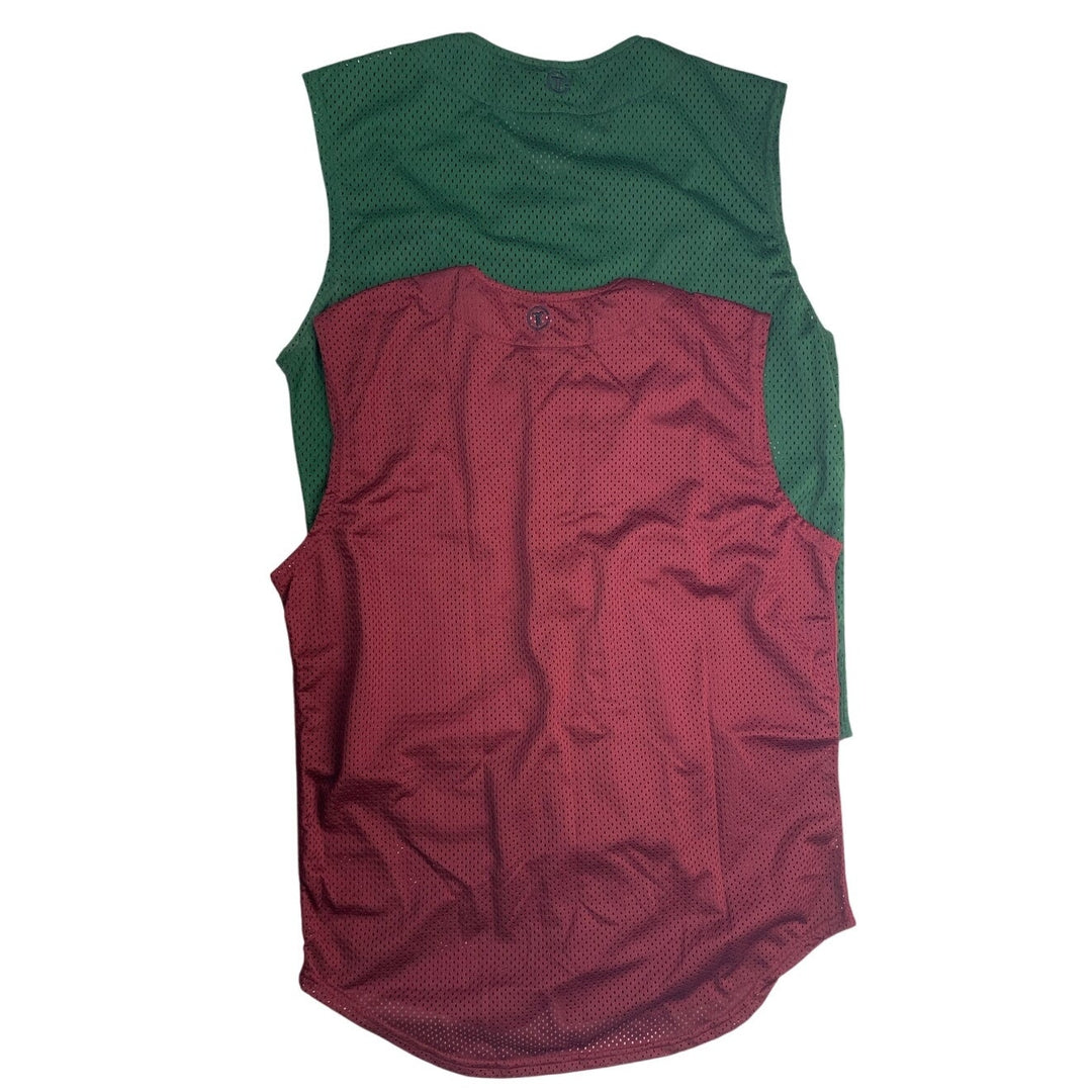 Tag Team Youth XL Sleeveless Button-Front Baseball Jerseys, 4-Pack, New