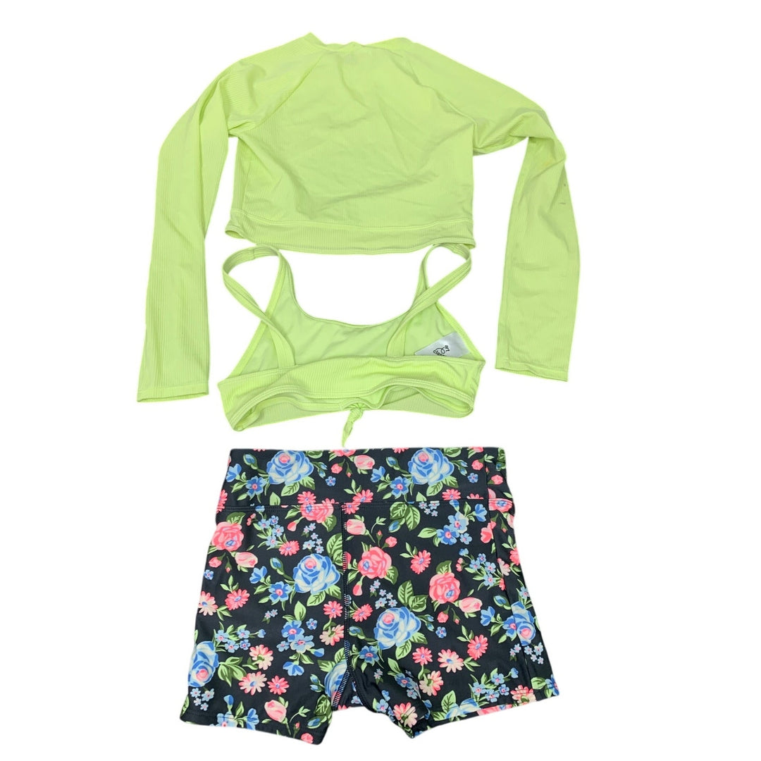 New Art Class Girls Large (10/12) Bikini w Swim Shirt 3PC Swimsuit Set