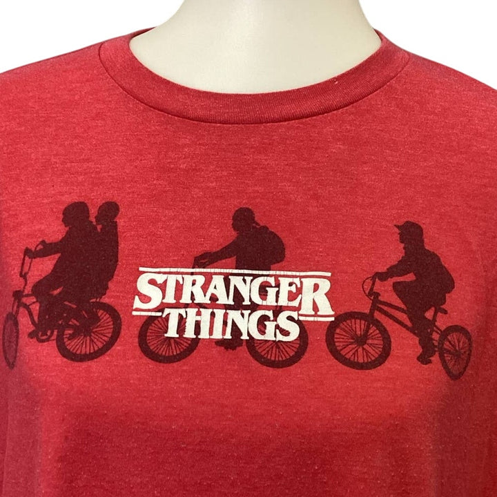 Netflix Stranger Things Mens 2XL Short Sleeve Crew Neck Cotton Blend Tee Shirt