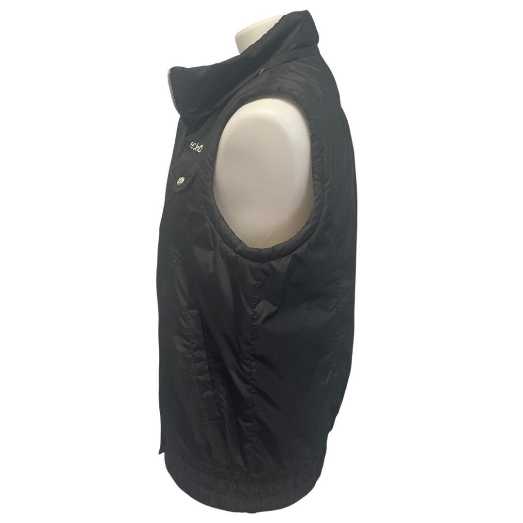 Eckored Womens XL Nylon Polyester Sleeveless Full Zip Lined Vest w Pockets