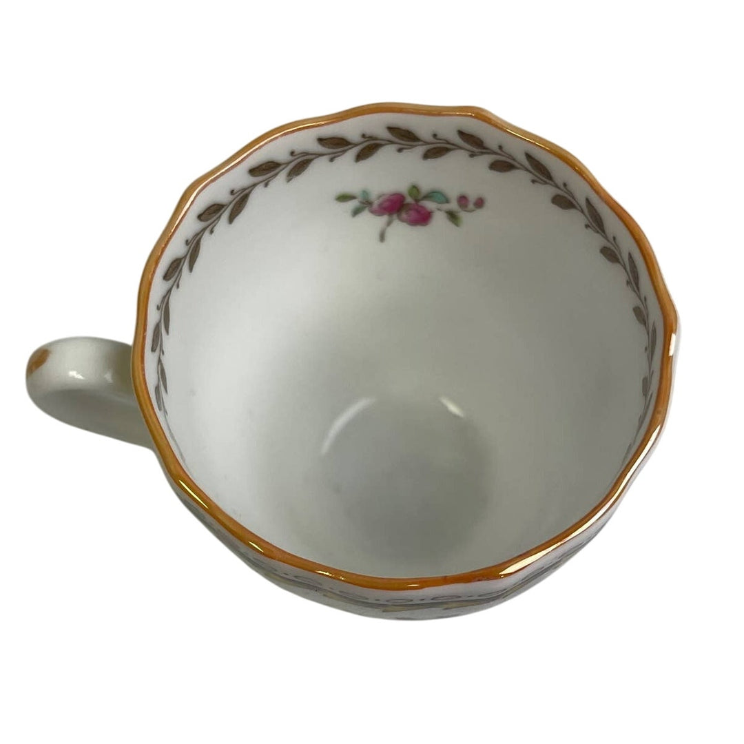 Vintage Spode Rockingham Cup &amp; Saucer Fruit 695905 Bone China England Teacup Set