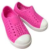 Ziitop Toddler Girls 8 Pink White Mesh Slide On Non Slip Quick Dry Water Shoes