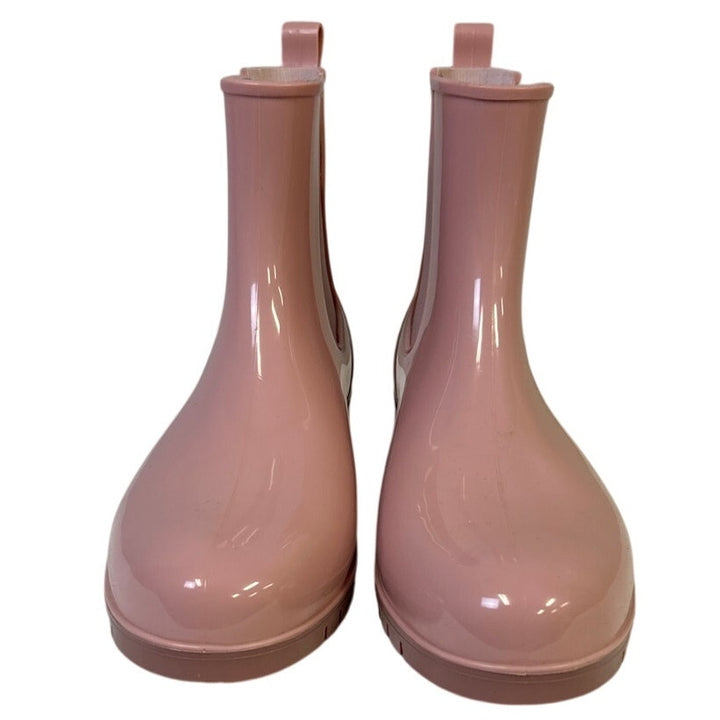 Hisea Womens Size 8 Pink 1.25" Heel Ankle Boots Round Closed Toe Shoes