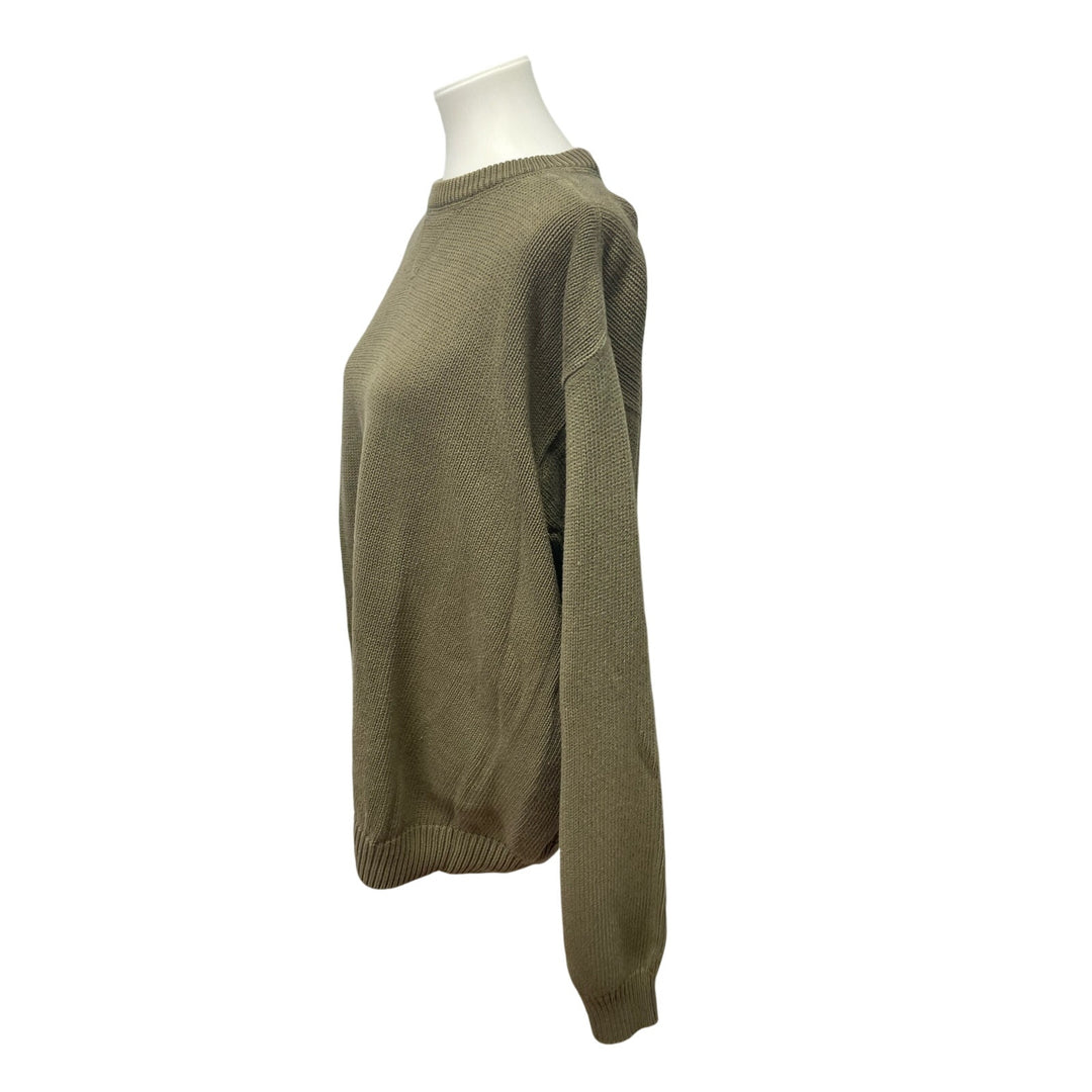 Croft &amp; Barrow Mens Large Tall LT Long Sleeve Crew Neck Pullover Cotton Sweater