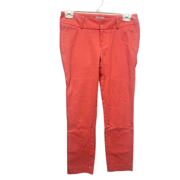 Merona Womens Size 2 Modern Stretch Cotton Blend Wide Wasitband Low RIse Pants