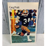 Vintage 1980s NFL Cleveland Greg Pruitt Mini Poster 38 of 50 Football Card